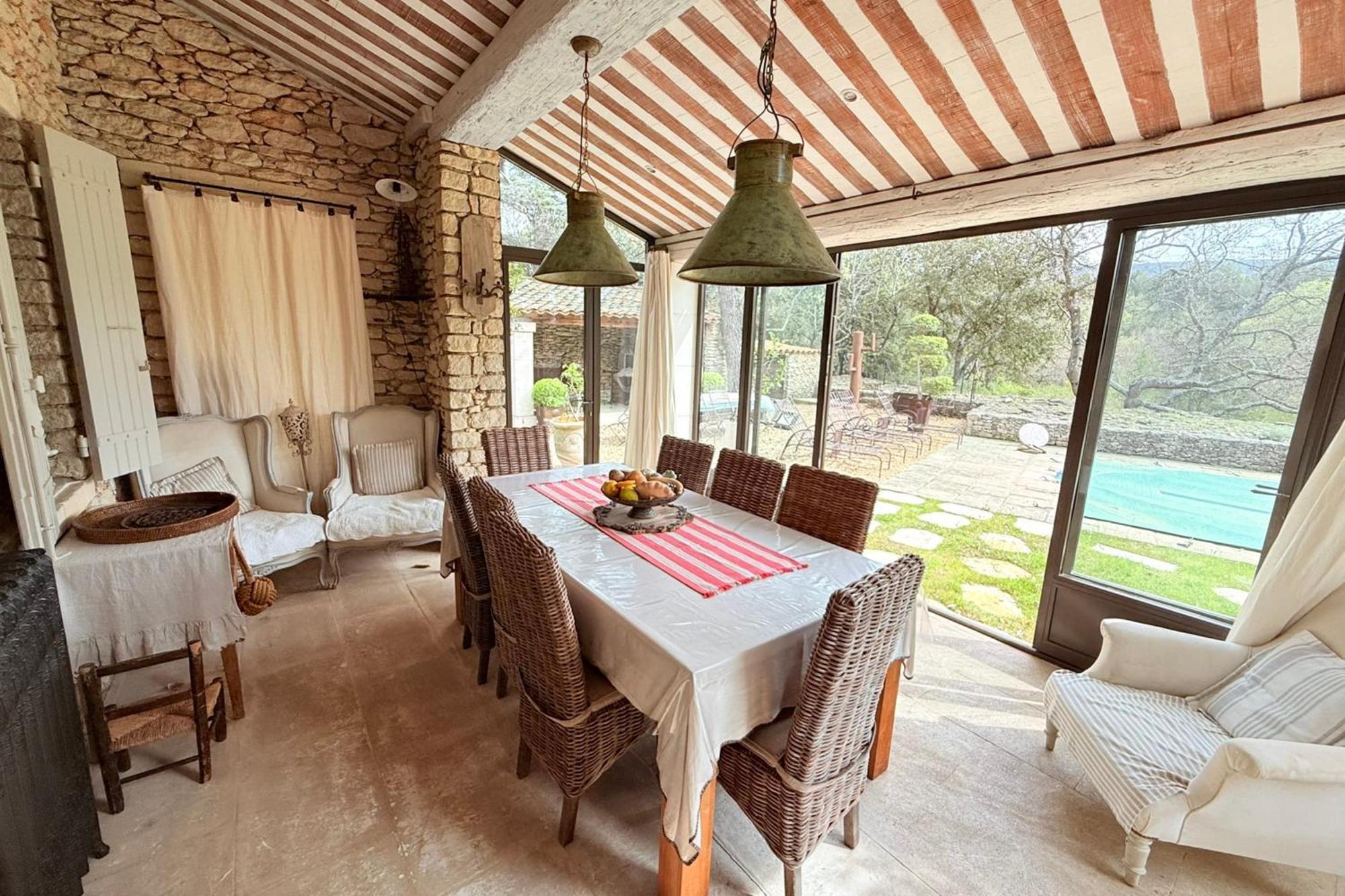 Beautiful Provencal Villa With Pool And Jacuzzi Lacoste  Dış mekan fotoğraf