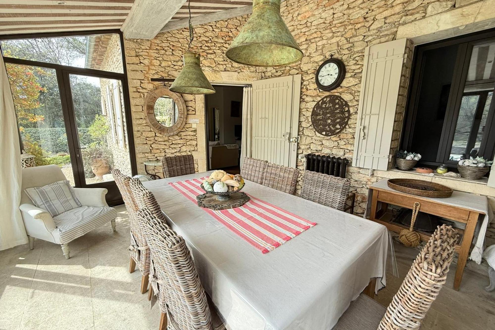 Beautiful Provencal Villa With Pool And Jacuzzi Lacoste  Dış mekan fotoğraf
